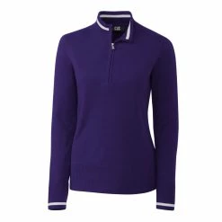 Cutter & Buck Ladies Lakemont Tipped Half Zip 18 Cutter & Buck Ladies Lakemont Tipped Half Zip -Fairway Woods Sales Store LCS00005 CLP MANN HG 95204.1669056891