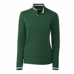 Cutter & Buck Ladies Lakemont Tipped Half Zip 21 Cutter & Buck Ladies Lakemont Tipped Half Zip -Fairway Woods Sales Store LCS00005 HT MANN HG 97992.1669056891