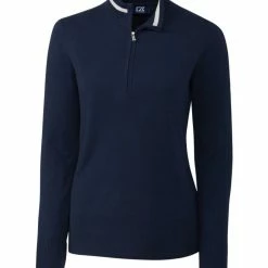 Cutter & Buck Ladies Lakemont Tipped Half Zip 16 Cutter & Buck Ladies Lakemont Tipped Half Zip -Fairway Woods Sales Store LCS00005 LYN MANN HG 94707.1669056891