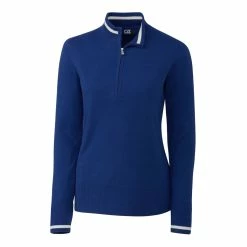 Cutter & Buck Ladies Lakemont Tipped Half Zip 19 Cutter & Buck Ladies Lakemont Tipped Half Zip -Fairway Woods Sales Store LCS00005 TBL MANN HG 67969.1669056891