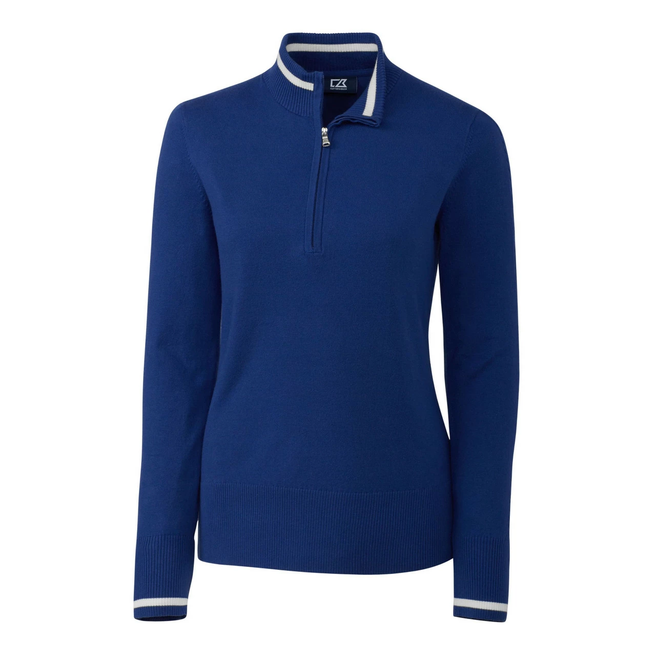 Cutter & Buck Ladies Lakemont Tipped Half Zip 10 Cutter & Buck Ladies Lakemont Tipped Half Zip - Image 8