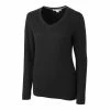 Cutter & Buck Womens Lakemont V-Neck Sweater 1 Cutter & Buck Womens Lakemont V-Neck Sweater -Fairway Woods Sales Store LCS08100 BL MANN HG 74575.1668631082