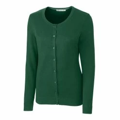 Cutter & Buck Womens Lakemont Cardigan -Fairway Woods Sales Store LCS08101 HT MANN HG 38819.1668630914