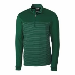 Cutter & Buck Traverse Stripe Half Zip -Fairway Woods Sales Store MCK00088 HT MANN HG 01117.1637364860