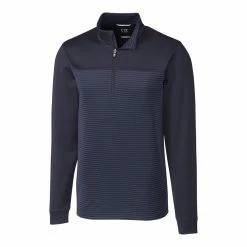 Cutter & Buck Traverse Stripe Half Zip -Fairway Woods Sales Store MCK00088 LYN MANN HG 81594.1637364860