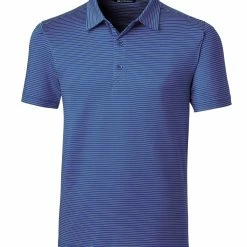 Cutter & Buck Forge Pencil Stripe Tailored Fit Polo -Fairway Woods Sales Store MCK00145 TBL MANN HG 30708.1633540292