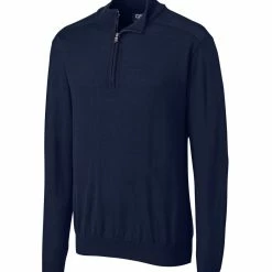 Cutter & Buck Long Sleeve Douglas Half Zip Mock - Big & Tall -Fairway Woods Sales Store MCS07725 LYN MANN HG 57694.1668798898