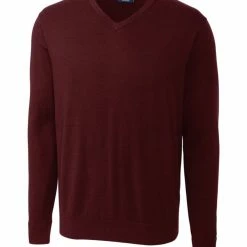 Cutter & Buck Lakemont V-Neck Sweater 13 Cutter & Buck Lakemont V-Neck Sweater -Fairway Woods Sales Store MCS07726 BRD MANN HG 30250.1649436107