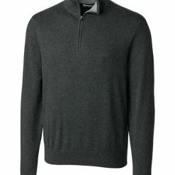 Cutter & Buck Lakemont Tri-Blend Quarter Zip Sweater 11 Cutter & Buck Lakemont Tri-Blend Quarter Zip Sweater -Fairway Woods Sales Store MCS07728 CCH MANN HG 31041.1649369430