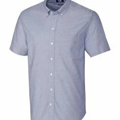 Cutter & Buck Short Sleeve Stretch Oxford Shirt 9 Cutter & Buck Short Sleeve Stretch Oxford Shirt -Fairway Woods Sales Store MCW00140 LTB MANN HG 27570.1637274508