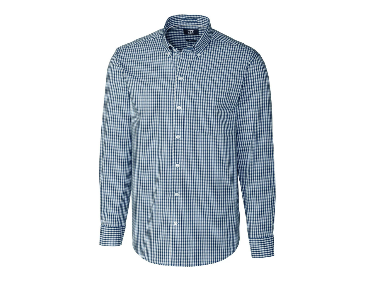Cutter & Buck Long Sleeve Stretch Gingham - Big & Tall 5 Cutter & Buck Long Sleeve Stretch Gingham - Big & Tall - Image 3