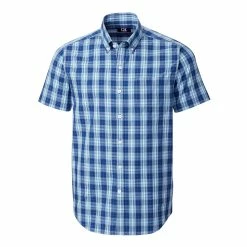 Cutter & Buck Strive Shadow Plaid Shirt -Fairway Woods Sales Store MCW00201 IND MANN HG 46317.1669062544
