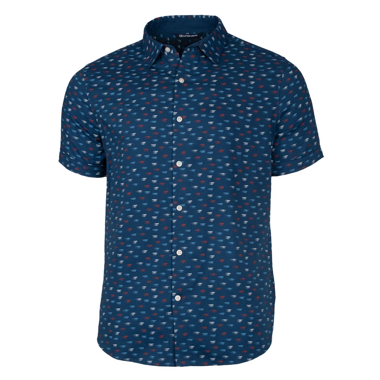 Cutter & Buck Windward Daub Print Shirt 4 Cutter & Buck Windward Daub Print Shirt - Image 2