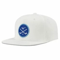 Mizuno Golf Mizuno Crossed Clubs Snapback Cap -Fairway Woods Sales Store Mizuno Crossed Clubs Snapback Cap WHT a 42546.1663094602