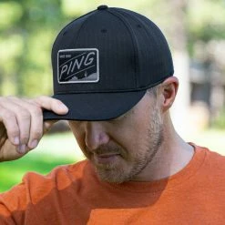Ping Golf PING PP58 Camelback Performance Snapback Cap -Fairway Woods Sales Store PING PP58 Camelback Performance Snapback Cap BLK c 09006.1666196645