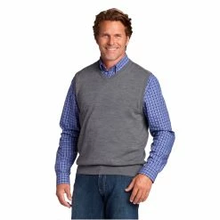 Cutter & Buck Men's Douglas V-Neck Vest