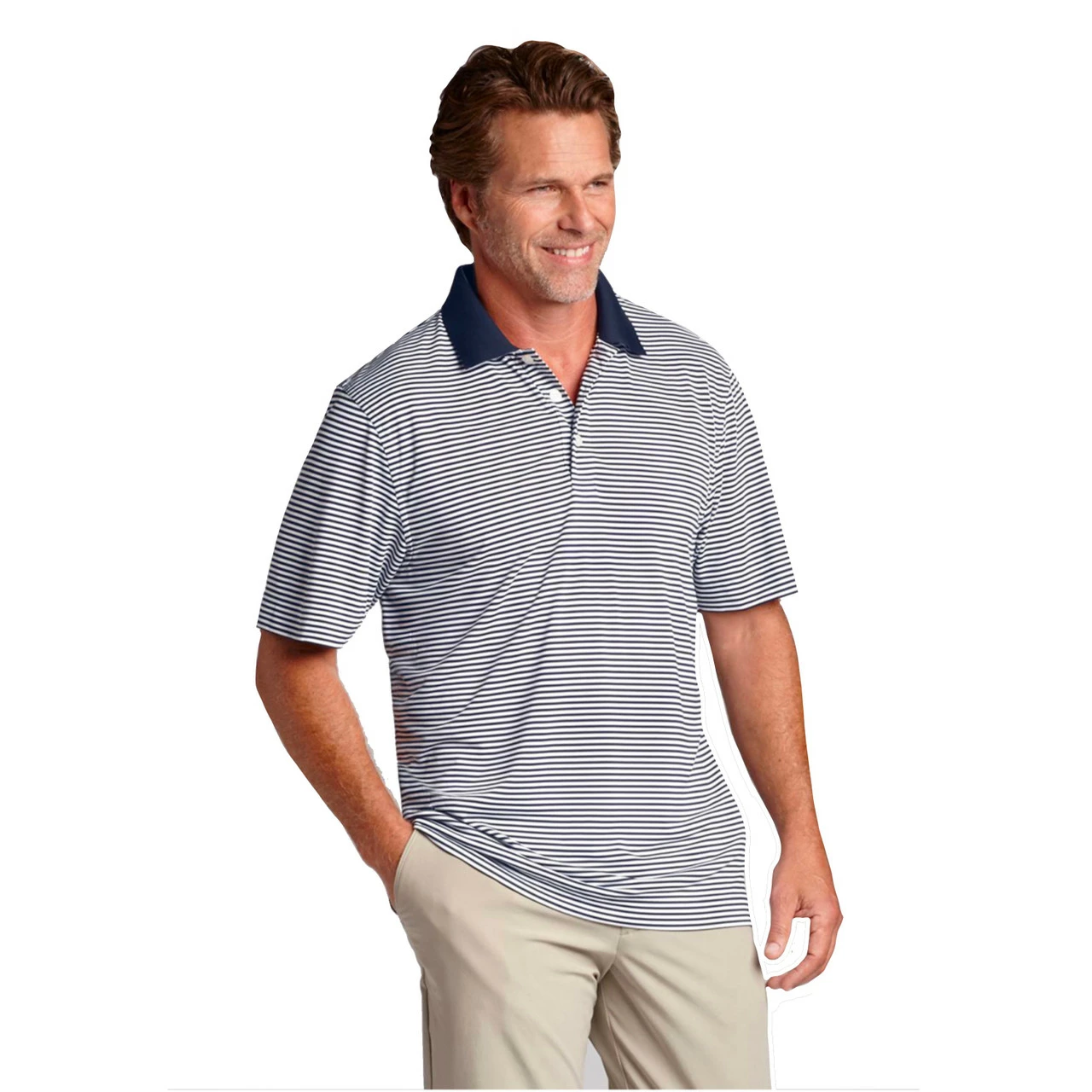 Cutter & Buck DryTec Trevor Stripe Polo 3 Cutter & Buck DryTec Trevor Stripe Polo