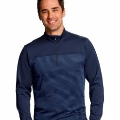 Cutter & Buck Traverse Stripe Half Zip