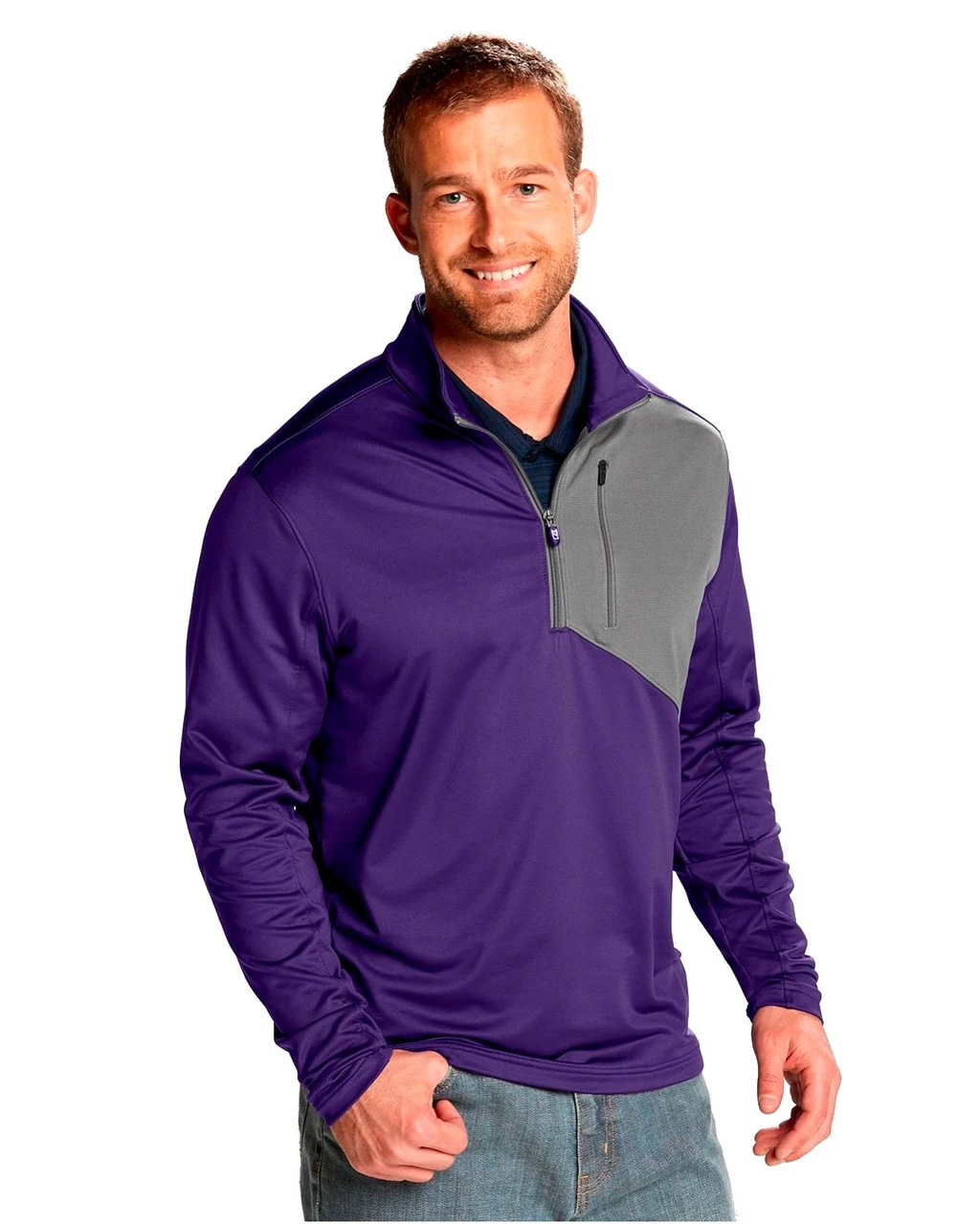 Cutter & Buck Shaw Hybrid Half-Zip 3 Cutter & Buck Shaw Hybrid Half-Zip