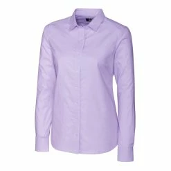 Cutter & Buck Ladies Long Sleeve Stretch Oxford Stripe Shirt -Fairway Woods Sales Store Untitled Artwork 5 97249.1668810853