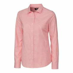 Cutter & Buck Ladies Long Sleeve Stretch Oxford Stripe Shirt -Fairway Woods Sales Store Untitled Artwork 9 48834.1668810853