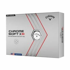 Callaway 2022 Chrome Soft X LS Golf Balls-Wht