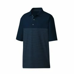FootJoy Golf FootJoy ProDry Lisle Engineered Pinstripe Knit Collar Polo -Fairway Woods Sales Store fj 27989 80949.1675977628