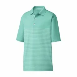 FootJoy Golf FootJoy ProDry Lisle Engineered Pinstripe Knit Collar Polo -Fairway Woods Sales Store fj 29635 48852.1675977628