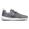 FootJoy Flex Spikeless Golf Shoes - Grey / Blue -Fairway Woods Sales Store footjoy flex spikeless grey 56121 hero