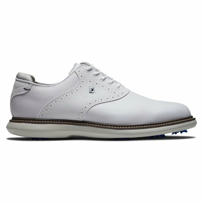FootJoy Traditions Golf Shoes - White / White 3 FootJoy Traditions Golf Shoes - White / White