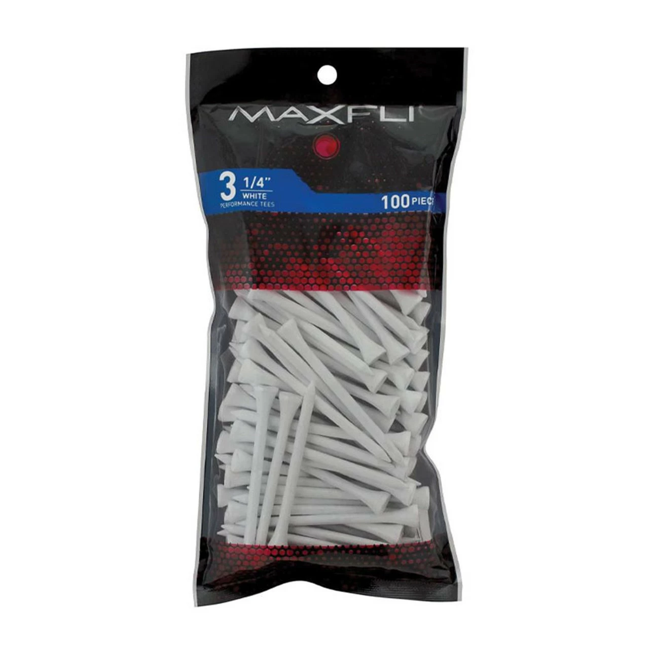 Maxfli 3.25" White Tees-MX191 3 Maxfli 3.25" White Tees-MX191