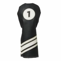Maxfli Vintage Driver Cover - Black/Wht