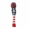 Maxfli Vintage Knit Hybrid Headcover Red/White/Blue -Fairway Woods Sales Store mx497 31877.1674185920