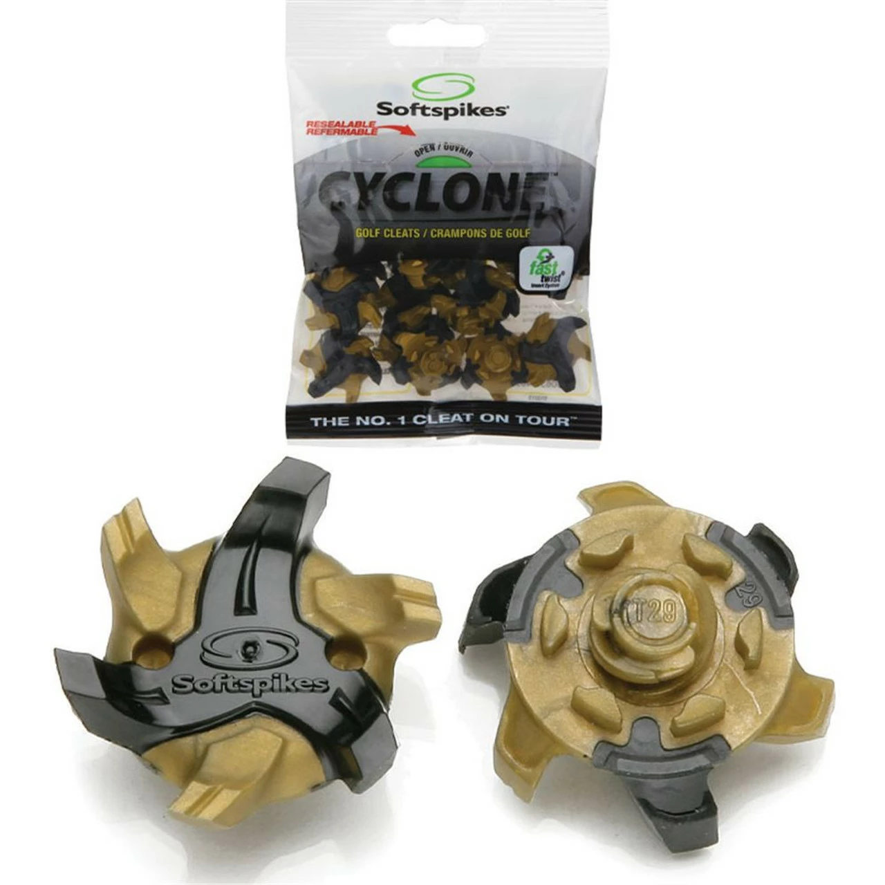 SoftSpikes Cyclone Fast Twist Golf Shoe Cleats-PS0080 3 SoftSpikes Cyclone Fast Twist Golf Shoe Cleats-PS0080