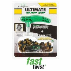 SoftSpikes Cyclone Blk/Gld Ultimate Cleat Kit-PS0106