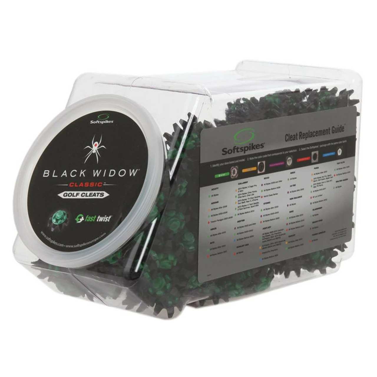 Black Widow Fast Twist Golf Cleats - 400 Count Bowl 3 Black Widow Fast Twist Golf Cleats - 400 Count Bowl
