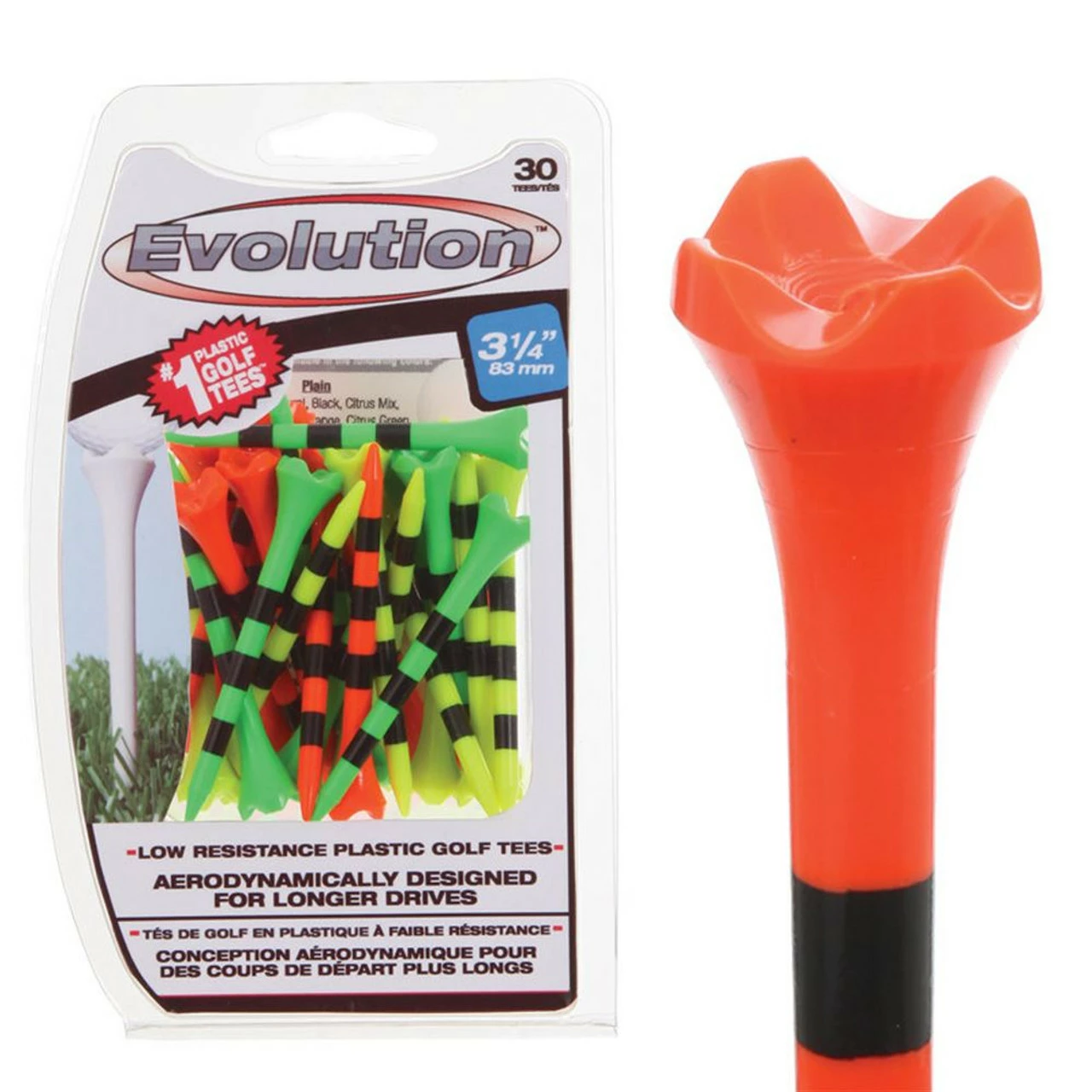 Pride RTS Sports Evolution Tees - Citrus Mix 3 1/4 3 Pride RTS Sports Evolution Tees - Citrus Mix 3 1/4