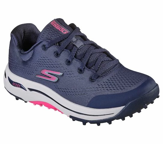 Skechers Women's Go Golf Arch Fit Balance Golf Shoes - Navy Pink 3 Skechers Women's Go Golf Arch Fit Balance Golf Shoes - Navy Pink