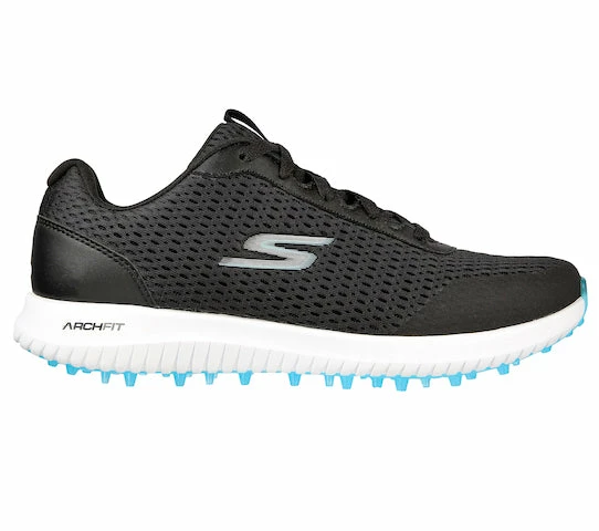 Skechers Women's Go Golf Max Fairway 3 Golf Shoes - Black / Turquoise 6 Skechers Women's Go Golf Max Fairway 3 Golf Shoes - Black / Turquoise - Image 4