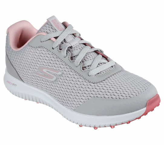 Skechers Women's Go Golf Max Fairway 3 Golf Shoes - Gray / Pink 3 Skechers Women's Go Golf Max Fairway 3 Golf Shoes - Gray / Pink