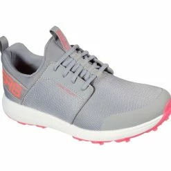 Skechers GO GOLF MAX SPORT Golf Shoes - Gray / Coral
