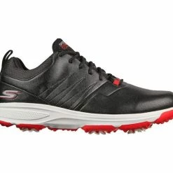 Skechers GO GOLF TORQUE PRO Golf Shoes - Black / Red 7 Skechers GO GOLF TORQUE PRO Golf Shoes - Black / Red -Fairway Woods Sales Store skechers go golf torque pro 214002 black red side
