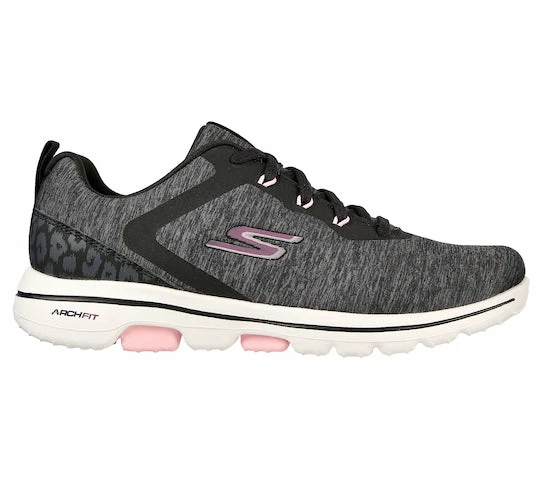 Skechers Women's Go Golf Walk 5 Golf Shoes - Black / Pink 6 Skechers Women's Go Golf Walk 5 Golf Shoes - Black / Pink - Image 4