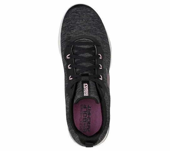 Skechers Women's Go Golf Walk 5 Golf Shoes - Black / Pink 4 Skechers Women's Go Golf Walk 5 Golf Shoes - Black / Pink - Image 2