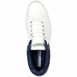Skechers Go Golf Pivot - White/Navy -Fairway Woods Sales Store skechers pivot white navy top