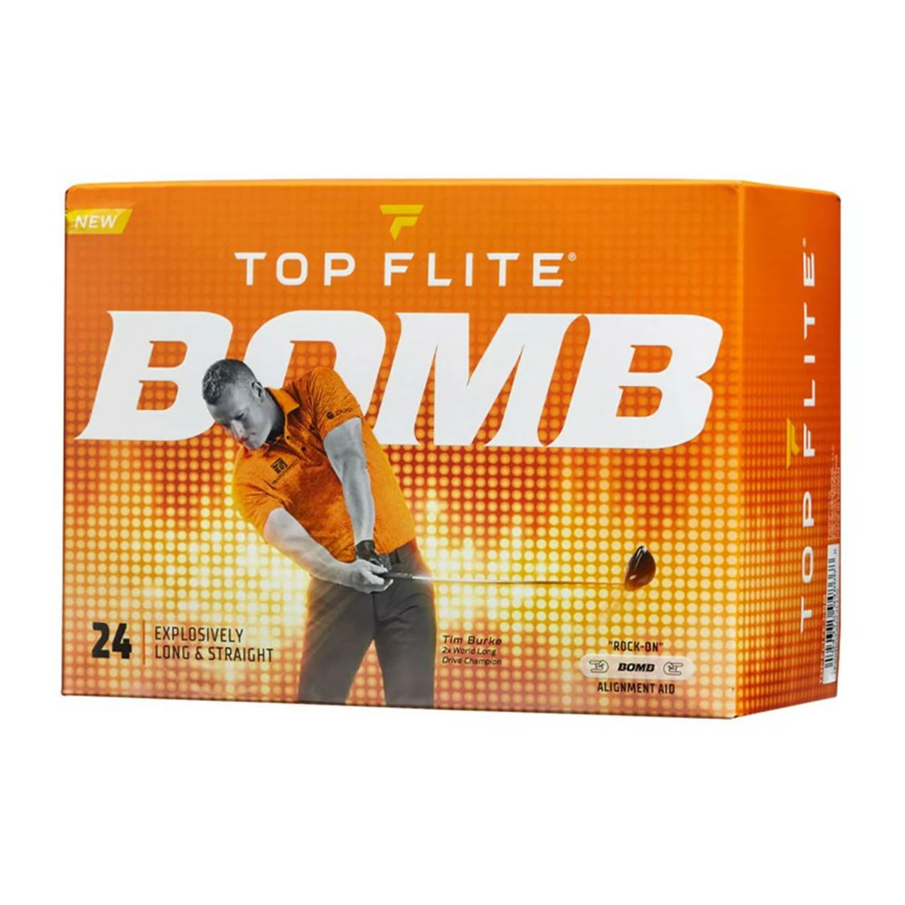 Top Flite BOMB Long Drive Golf Balls - 24 Pack-TFB0041 3 Top Flite BOMB Long Drive Golf Balls - 24 Pack-TFB0041
