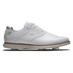 FootJoy Women's Traditions Golf Shoes - White / White